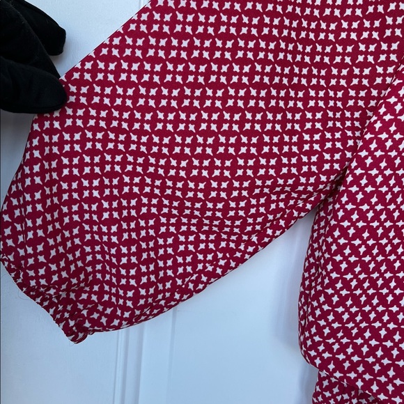 •My Michelle Girls• Patterned Ling Sleeve Boho Romper - Size Large - Picture 4 of 8